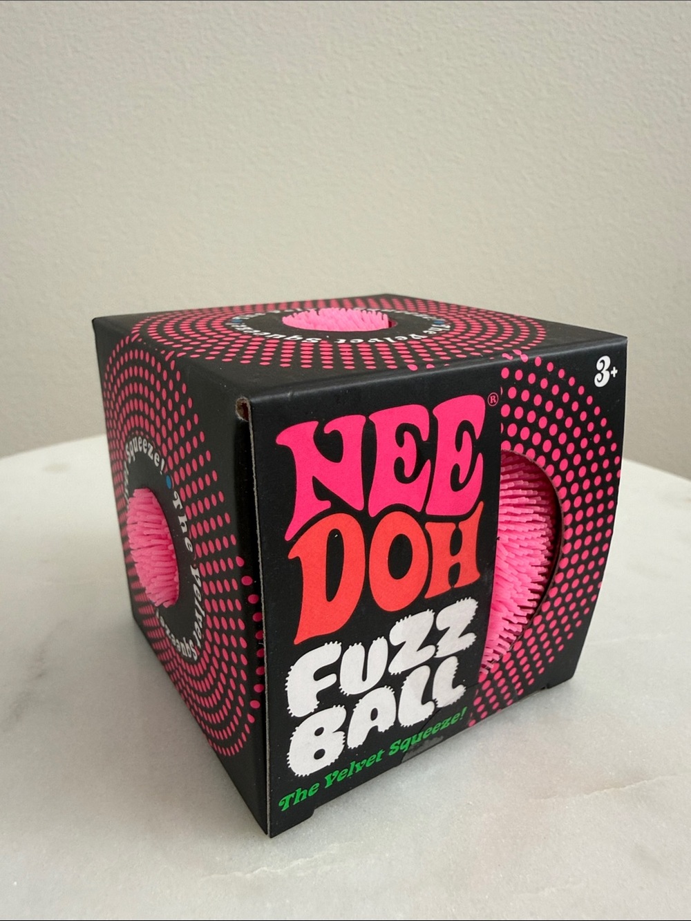 Needoh Fuzz Ball - Pink